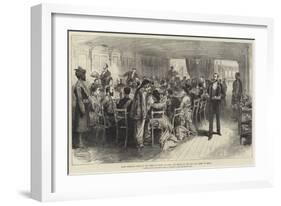 State Breakfast Given by the Prince of Wales on Board the Serapis to the King and Queen of Greece-null-Framed Giclee Print