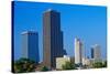 State capital and skyline in Little Rock, Arkansas-null-Stretched Canvas