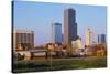 State capital and skyline in Little Rock, Arkansas-null-Stretched Canvas