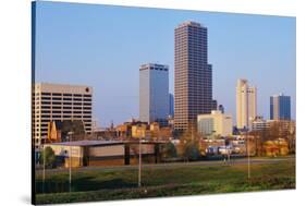 State capital and skyline in Little Rock, Arkansas-null-Stretched Canvas