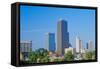 State capital and skyline in Little Rock, Arkansas-null-Framed Stretched Canvas