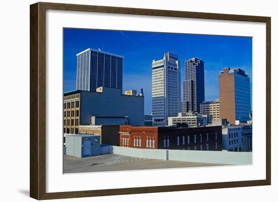 State capital and skyline in Little Rock, Arkansas-null-Framed Photographic Print