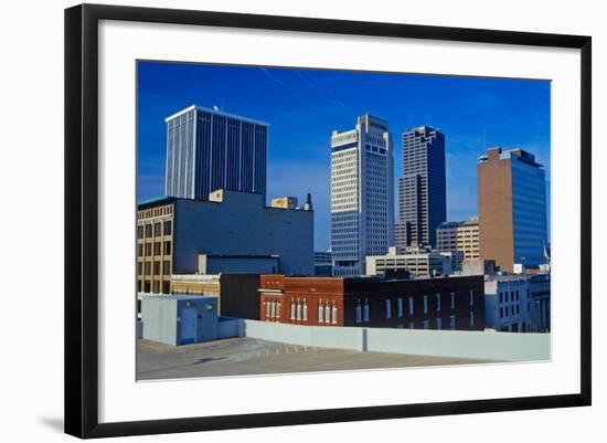 State capital and skyline in Little Rock, Arkansas-null-Framed Photographic Print