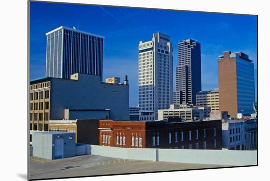 State capital and skyline in Little Rock, Arkansas-null-Mounted Photographic Print