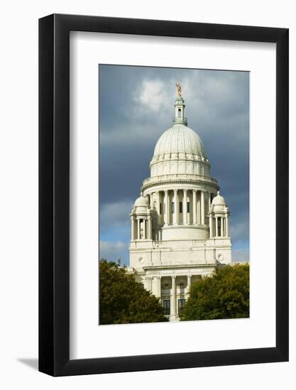 State Capital building of Providence Rhode Island-null-Framed Photographic Print