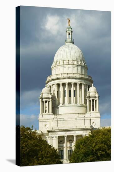 State Capital building of Providence Rhode Island-null-Stretched Canvas
