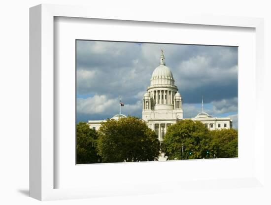 State Capital building of Providence Rhode Island-null-Framed Photographic Print