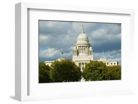 State Capital building of Providence Rhode Island-null-Framed Photographic Print