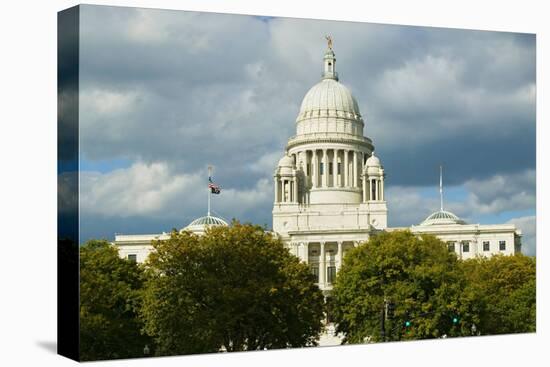 State Capital building of Providence Rhode Island-null-Stretched Canvas