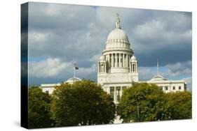 State Capital building of Providence Rhode Island-null-Stretched Canvas