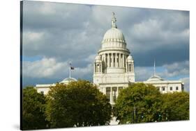 State Capital building of Providence Rhode Island-null-Stretched Canvas