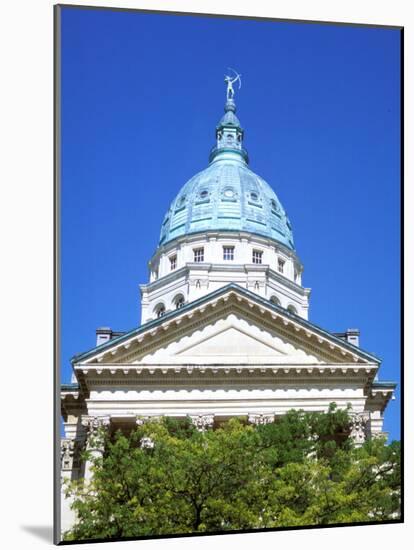 State Capital Building, Topeka, Kansas-Mark Gibson-Mounted Photographic Print