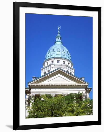 State Capital Building, Topeka, Kansas-Mark Gibson-Framed Photographic Print