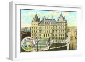 State Capitol, Albany, New York-null-Framed Art Print