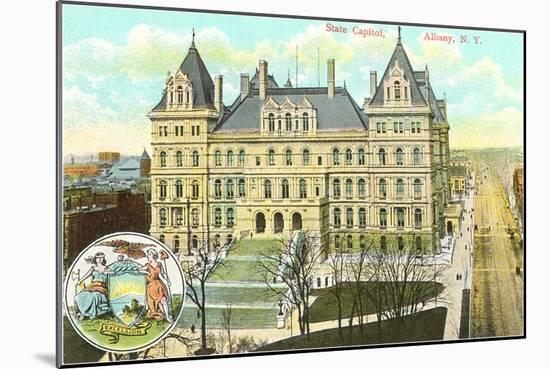 State Capitol, Albany, New York-null-Mounted Art Print