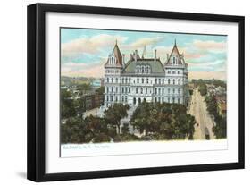 State Capitol, Albany-null-Framed Art Print