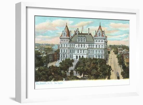 State Capitol, Albany-null-Framed Art Print