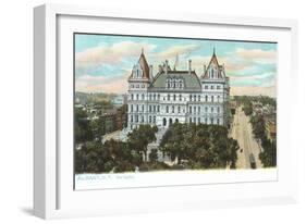 State Capitol, Albany-null-Framed Art Print
