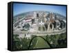 State Capitol and Downtown Seen from Gateway Arch, Which Casts a Shadow, St. Louis, USA-Tony Waltham-Framed Stretched Canvas