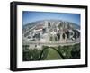 State Capitol and Downtown Seen from Gateway Arch, Which Casts a Shadow, St. Louis, USA-Tony Waltham-Framed Photographic Print