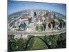 State Capitol and Downtown Seen from Gateway Arch, Which Casts a Shadow, St. Louis, USA-Tony Waltham-Mounted Photographic Print