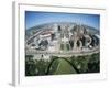 State Capitol and Downtown Seen from Gateway Arch, Which Casts a Shadow, St. Louis, USA-Tony Waltham-Framed Photographic Print