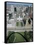 State Capitol and Downtown Seen from Gateway Arch, Which Casts a Shadow, St. Louis, USA-Tony Waltham-Framed Stretched Canvas