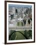 State Capitol and Downtown Seen from Gateway Arch, Which Casts a Shadow, St. Louis, USA-Tony Waltham-Framed Photographic Print