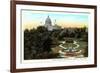 State Capitol and Park, St. Paul, Minnesota-null-Framed Premium Giclee Print