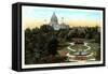 State Capitol and Park, St. Paul, Minnesota-null-Framed Stretched Canvas