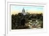 State Capitol and Park, St. Paul, Minnesota-null-Framed Art Print