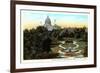 State Capitol and Park, St. Paul, Minnesota-null-Framed Art Print