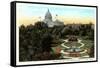 State Capitol and Park, St. Paul, Minnesota-null-Framed Stretched Canvas