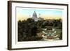 State Capitol and Park, St. Paul, Minnesota-null-Framed Art Print