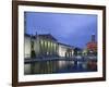 State Capitol and War Memorial Auditorium, Nashville, Tennessee, USA-Walter Bibikow-Framed Photographic Print