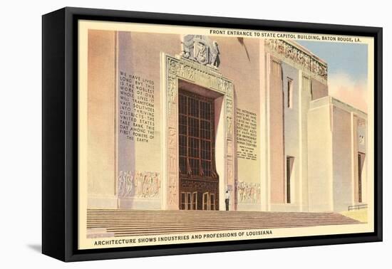 State Capitol, Baton Rouge, Louisiana-null-Framed Stretched Canvas