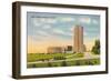 State Capitol, Bismarck, North Dakota-null-Framed Art Print