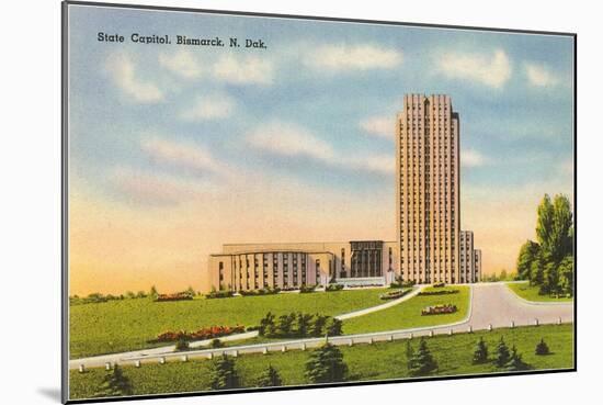 State Capitol, Bismarck, North Dakota-null-Mounted Art Print