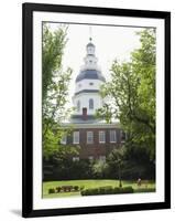 State Capitol Building, Annapolis, Maryland, United States of America, North America-Robert Harding-Framed Photographic Print