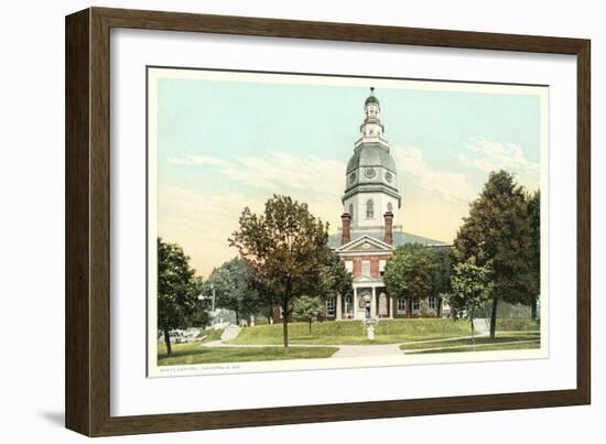 State Capitol Building, Annapolis-null-Framed Art Print