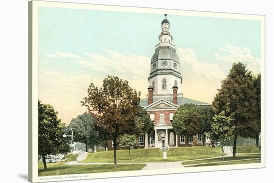 State Capitol Building, Annapolis-null-Stretched Canvas