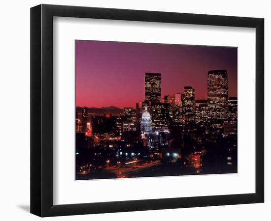 State Capitol Building, Denver, CO-Mark Gibson-Framed Photographic Print