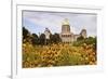 State Capitol Building in Des Moines-benkrut-Framed Photographic Print