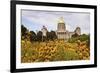 State Capitol Building in Des Moines-benkrut-Framed Photographic Print