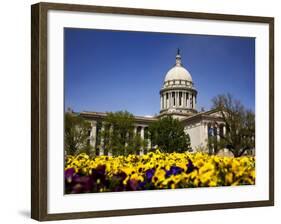 State Capitol Building, Oklahoma City, Oklahoma, United States of America, North America-Richard Cummins-Framed Photographic Print