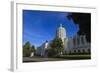 State Capitol Building, Salem, Oregon, USA-Rick A. Brown-Framed Photographic Print