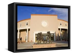 State Capitol Building, Santa Fe, New Mexico, United States of America, North America-Richard Cummins-Framed Stretched Canvas