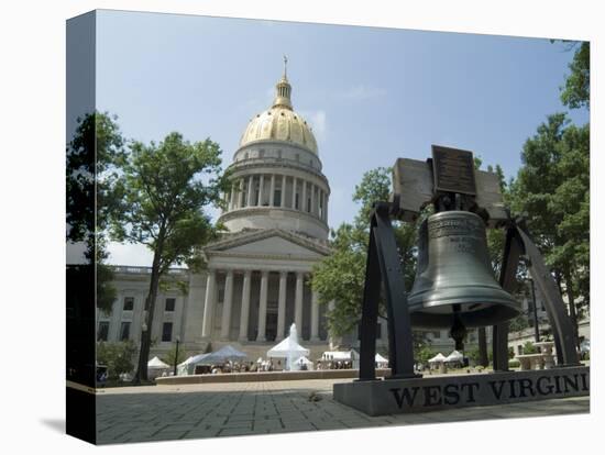State Capitol, Charleston, West Virginia, USA-Ethel Davies-Stretched Canvas
