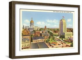 State Capitol, City Hall, Atlanta, Georgia-null-Framed Art Print