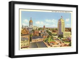 State Capitol, City Hall, Atlanta, Georgia-null-Framed Art Print